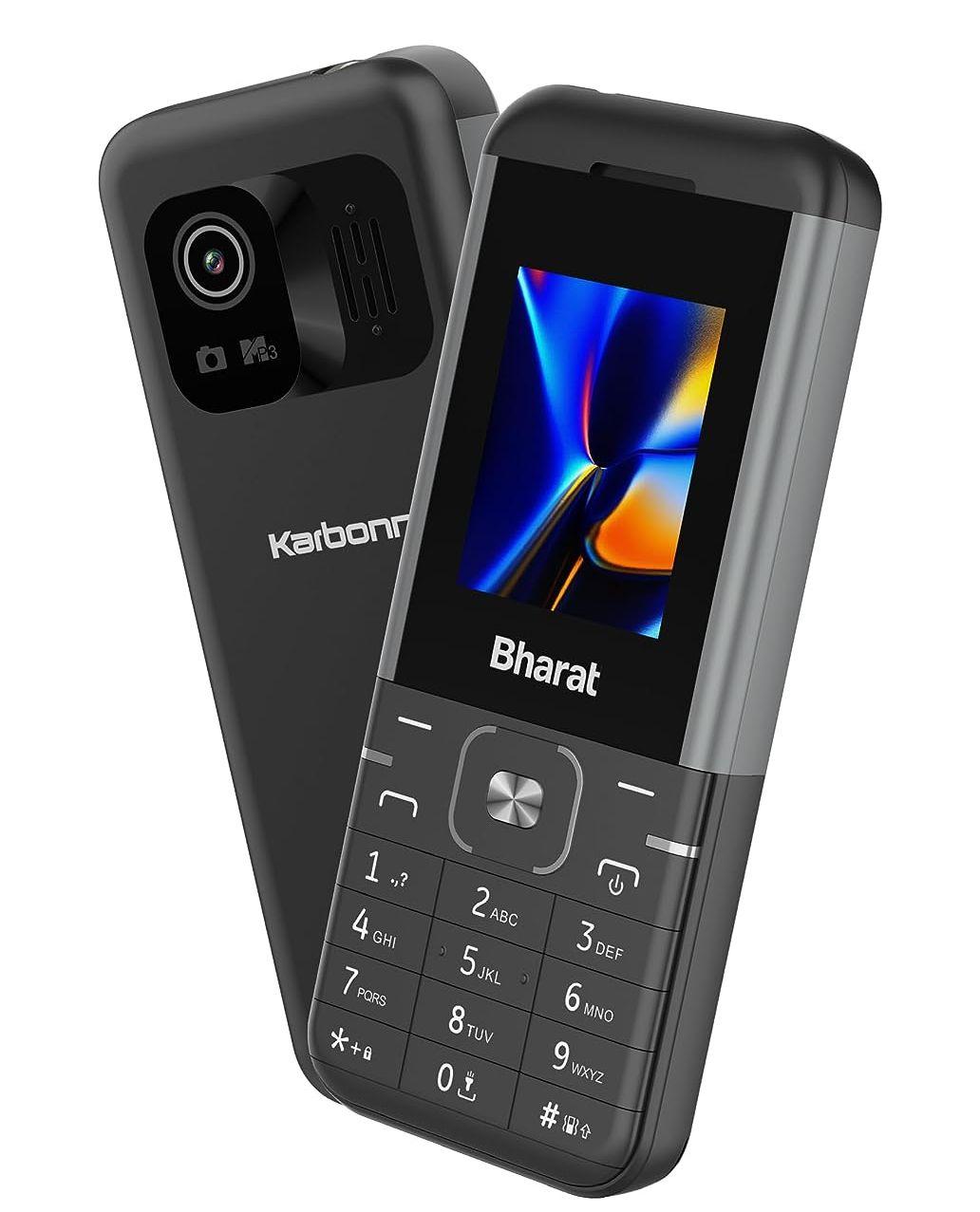 JioBharat K1 Karbonn 4G Keypad Phone (KW201) With JioCinema, JioSaavn, JioPay (UPI), Long Lasting Battery, LED Torch, Digital Camera