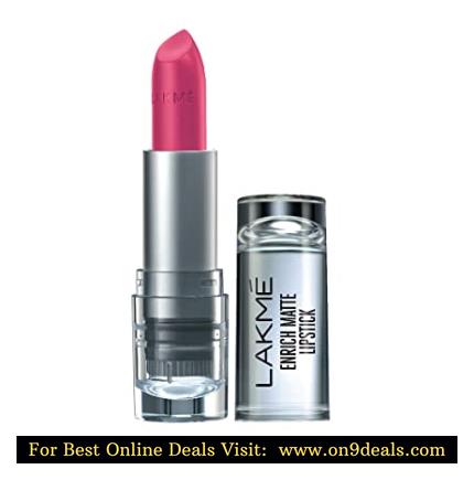 Lakme Enrich Matte Lipstick, PM18, 4.7 g