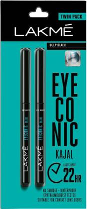 Lakme Eyeconic Kajal Twin Pack Black
