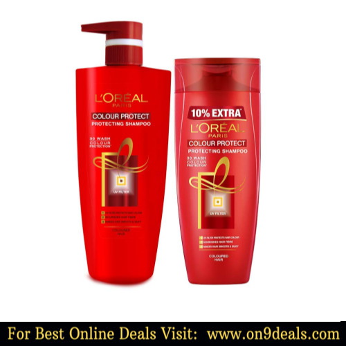 L'Oreal Paris Color Protect Shampoo, 1L (640ml+360ml)
