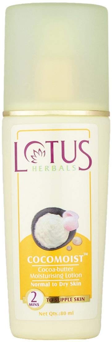 Lotus Herbals Cocomoist Cocoa Butter Moisturising Lotion, 80ml