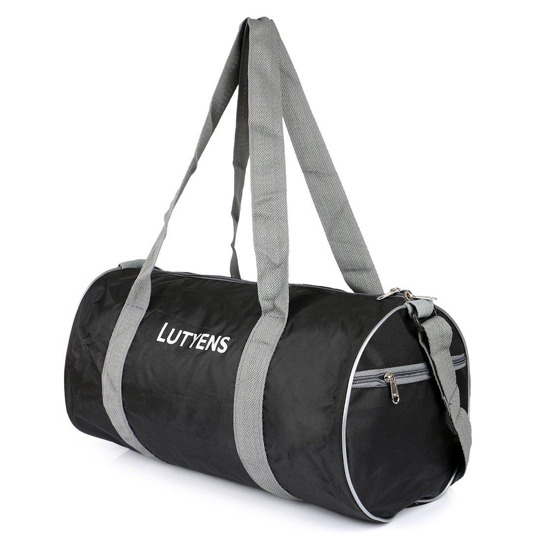 Lutyens Polyester Grey Gym Bags (19 Liters)