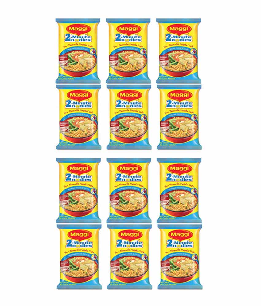 MAGGI 2-Minute NONG Masala Noodles 70g Pack of 12