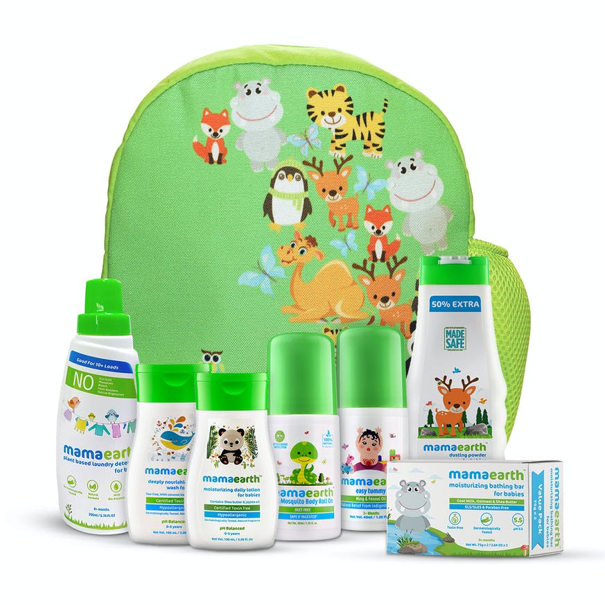 Mamaearth - Welcome Baby Essential Kit With Free Bag
