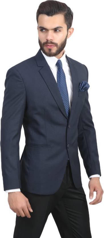 ManQ Solid Formal Men's Blazer Flay 71% Discount Strats From Rs.1699 Worth Rs.5199