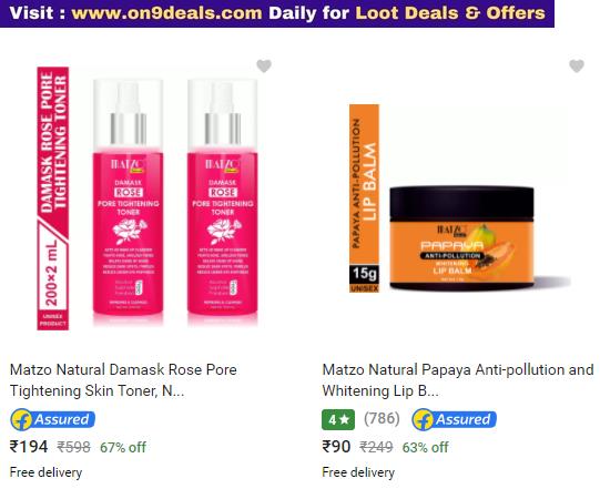 Matzo Beauty & Personal Care Products Minimum 50% Off