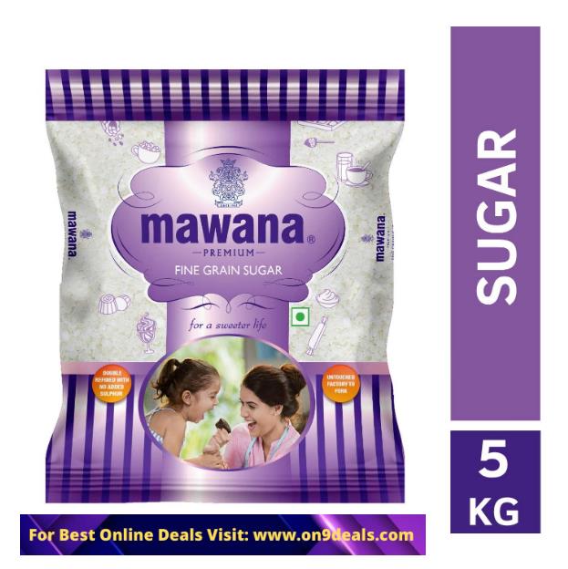 Mawana Premium Fine Grain Sugar, 5kg