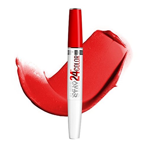 Maybelline New York Super Stay 2 Step Lipsticks, Keep it Red, 2.3ml + 1.8g