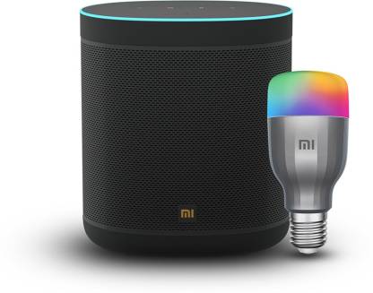 Mi Smart Speaker (Google Assistant) and Mi Smart Color Bulb Combo Pack