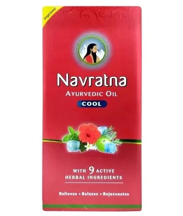 Navratna Cool Ayurvedic Hair Oil  600 ml