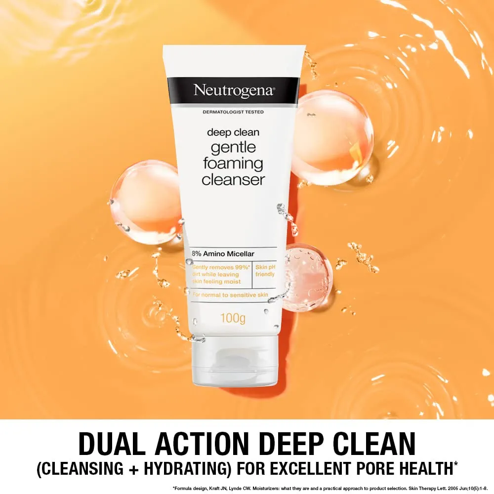 Neutrogena Deep Clean Foaming Cleanser – 100g Face Wash @ Rs 303