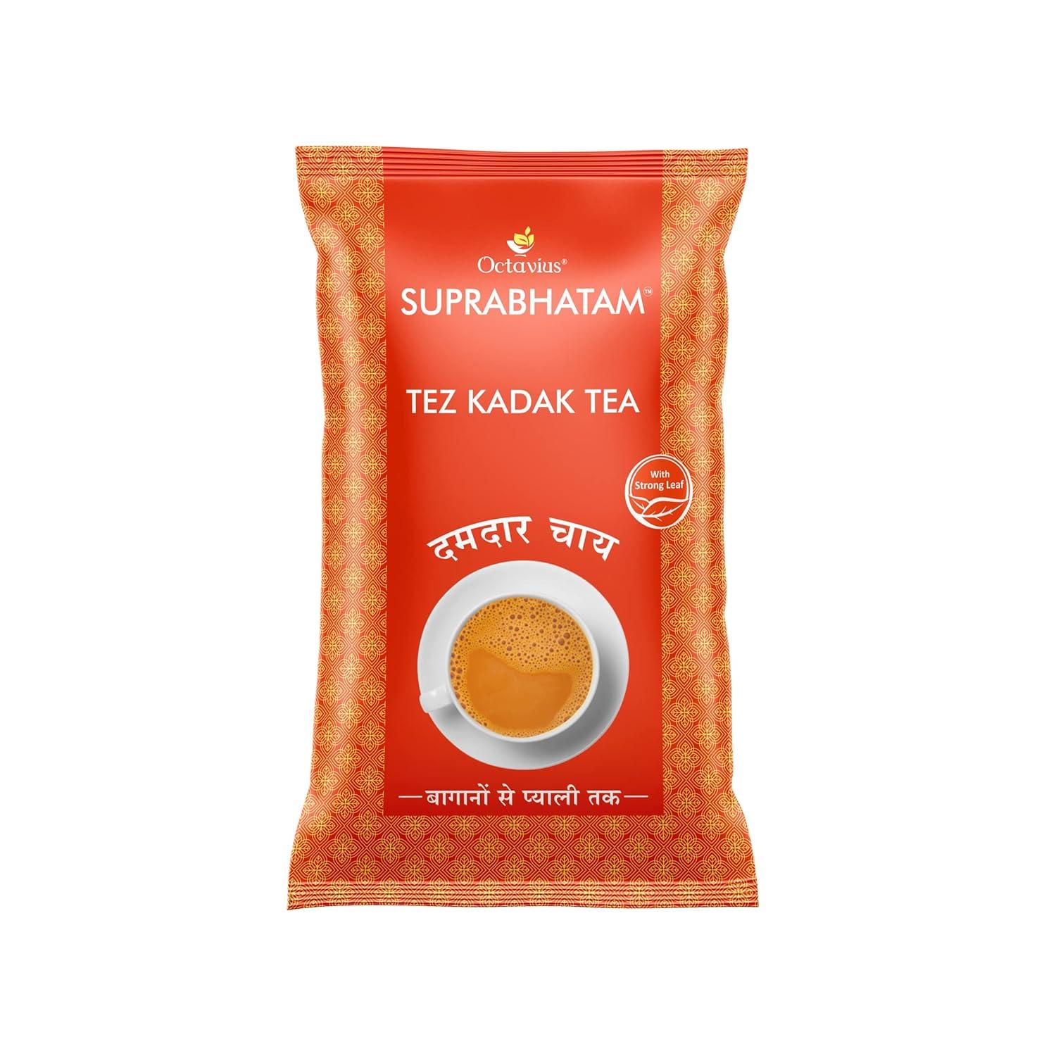 Octavius Suprabhatam Tez Kadak Tea – Strong Assam Tea for Perfect Chai