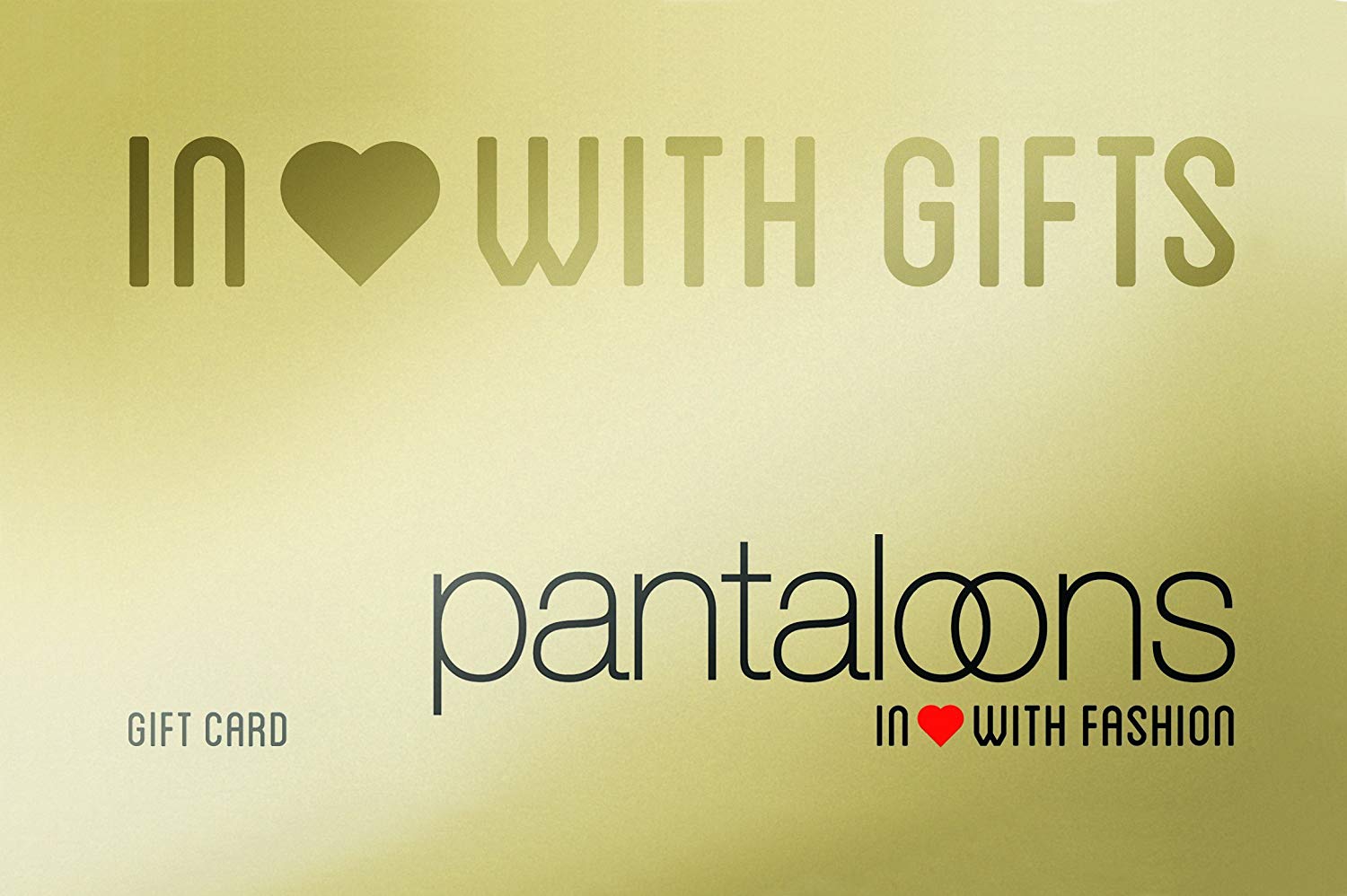 Pantaloons Gold Gift Card @ 10% Discount With 1 Year Warranty