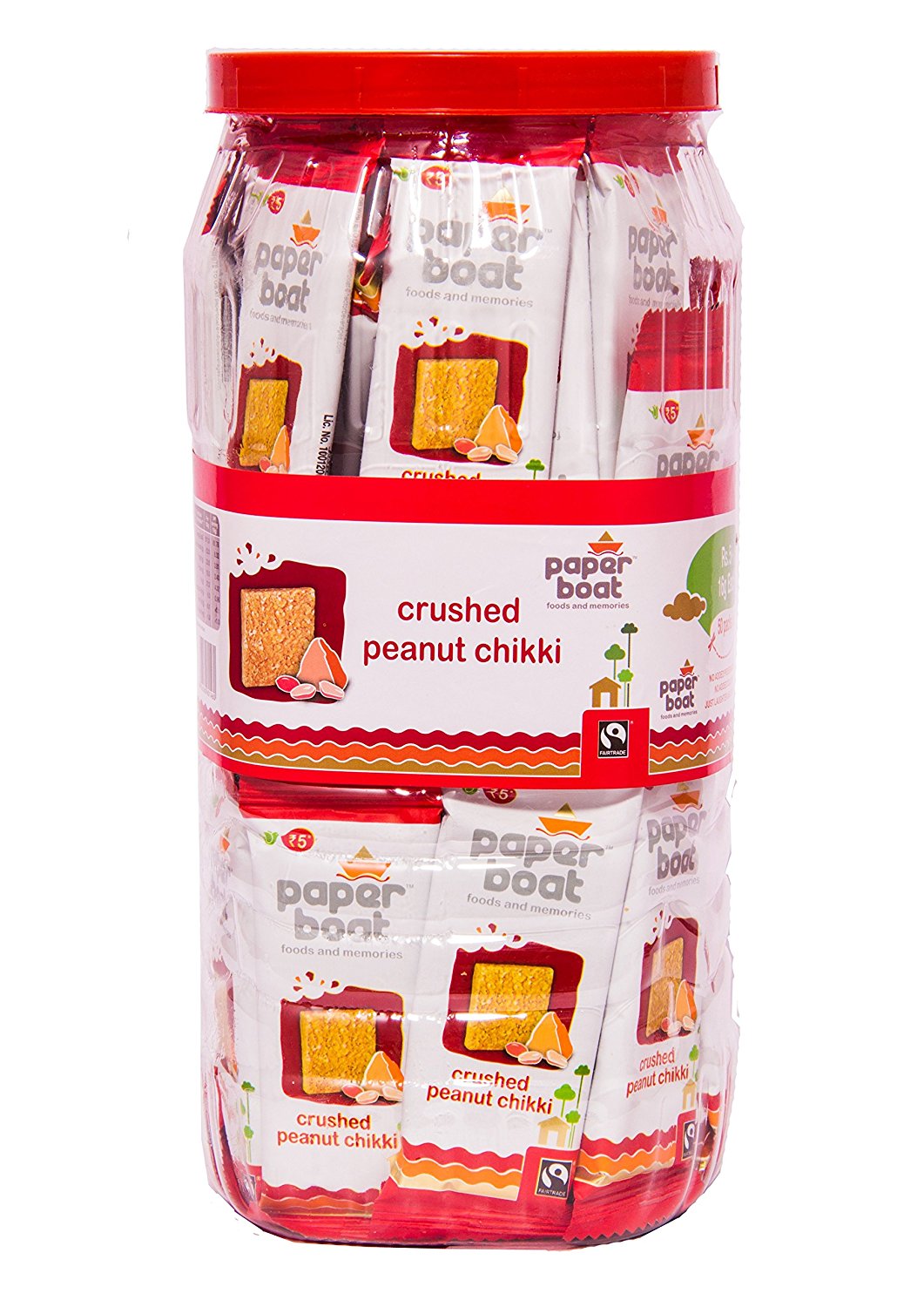 Paper Boat Crushed Peanut Chikki Jar, 800g