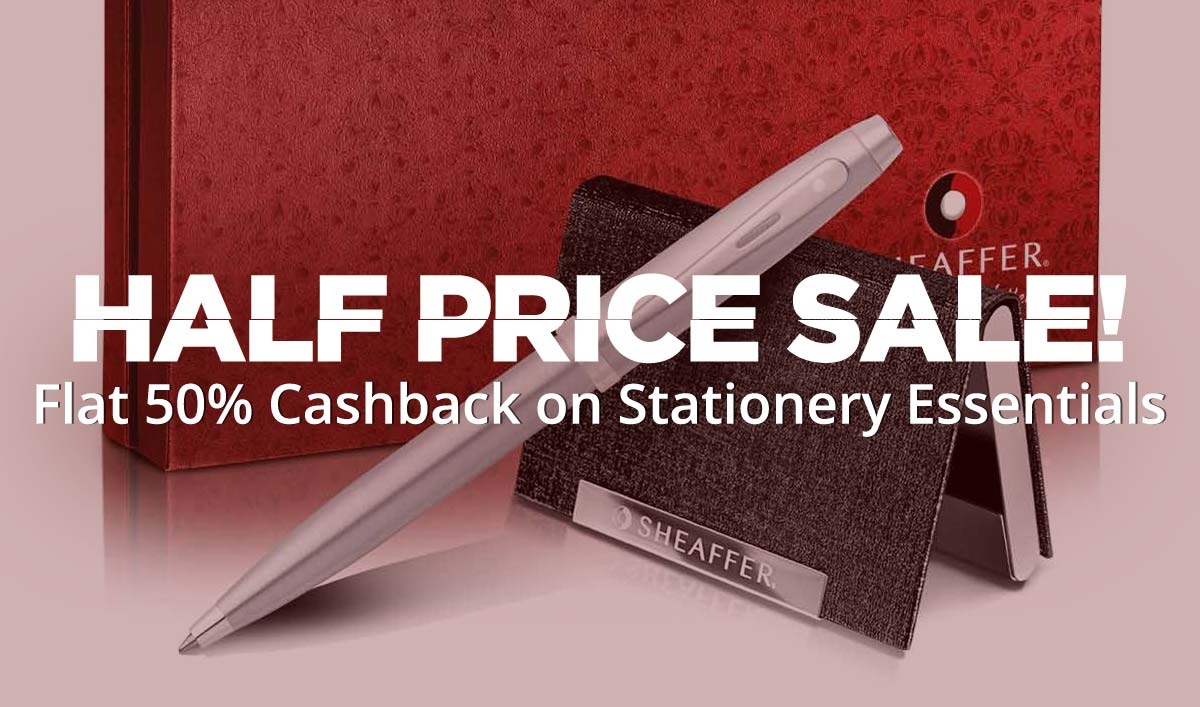 Paytm - Stationery Products Flat 50% Cashback