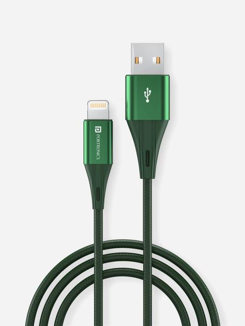 Portronics Konnect B+ 8 Pin Usb Cable With Charge & Data Sync