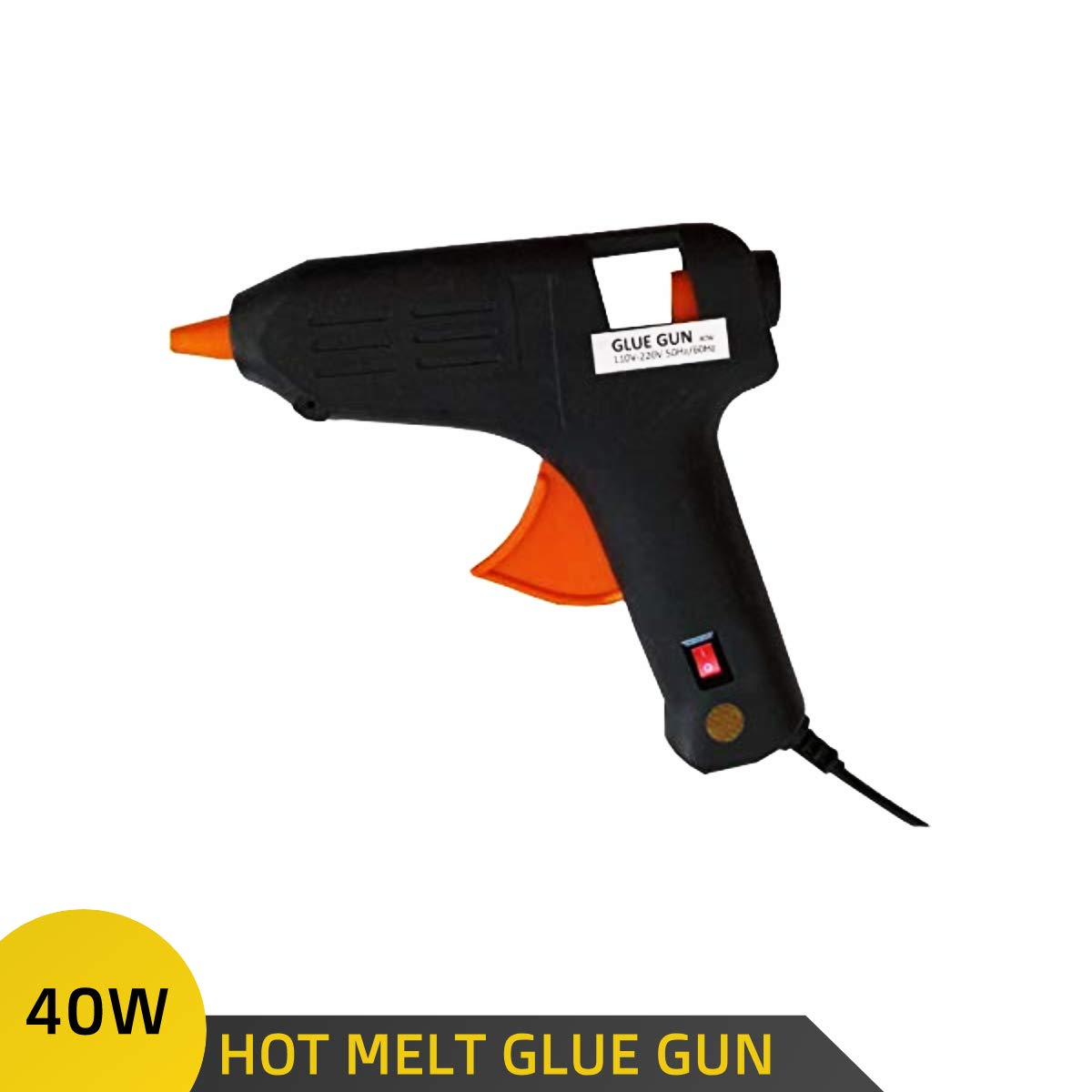 Pronto India 40W Electric Hot Melt Glue Gun with on/off Switch for Art and Craft, Home Repairs and DIY Projects