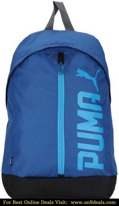 Puma Pioneer Cap Blue Backpack + Tiitan In the Ear Wired Basic Earphone with Mic @ Rs.466 or Less