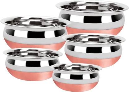 Renberg Steelix Pot Stainless Steel 5 - Piece Cookware Set
