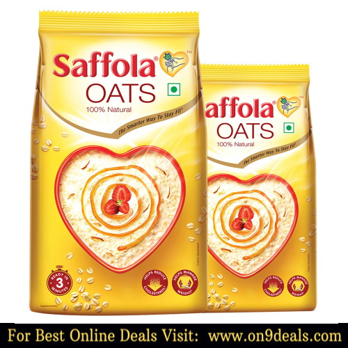 Saffola Oats, 1 kg with Free Saffola Oats 400 gm