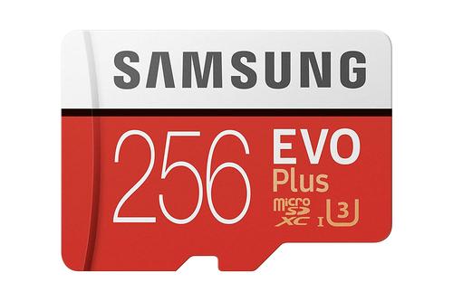 Samsung EVO Plus 256GB microSDXC UHS-I U3 100MB/s Memory Card with Adapter