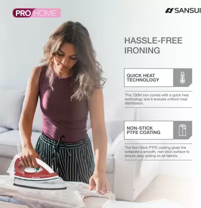 Sansui DI 01 S Dry Iron: Wrinkle-Free Clothes with Ease @ Rs 500