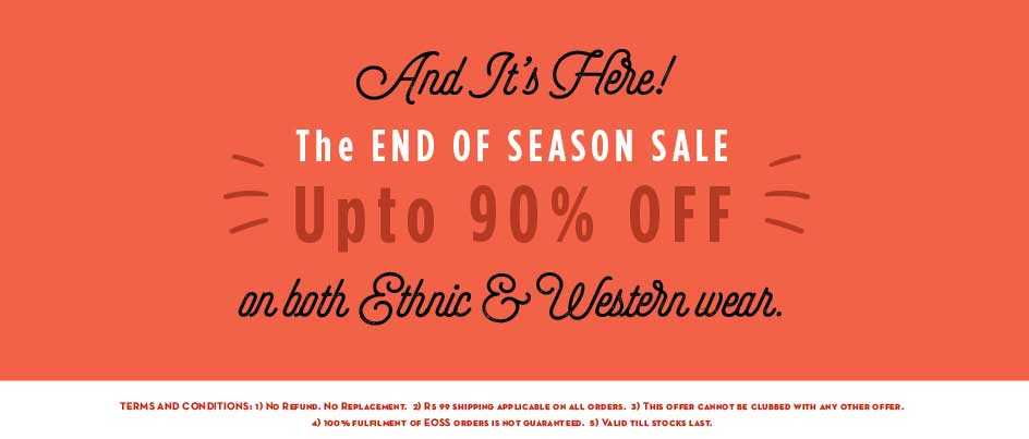 End of Season Sale Women’s Fashion Products Upto 90% Off