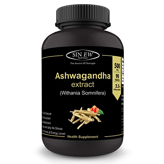 Sinew Nutrition Ashwagandha General Wellness Tablets 500mg (60 No)