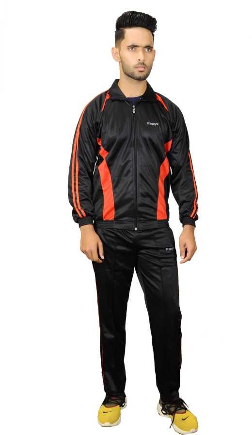 STCSPORTS  Self Design Men Track Suit