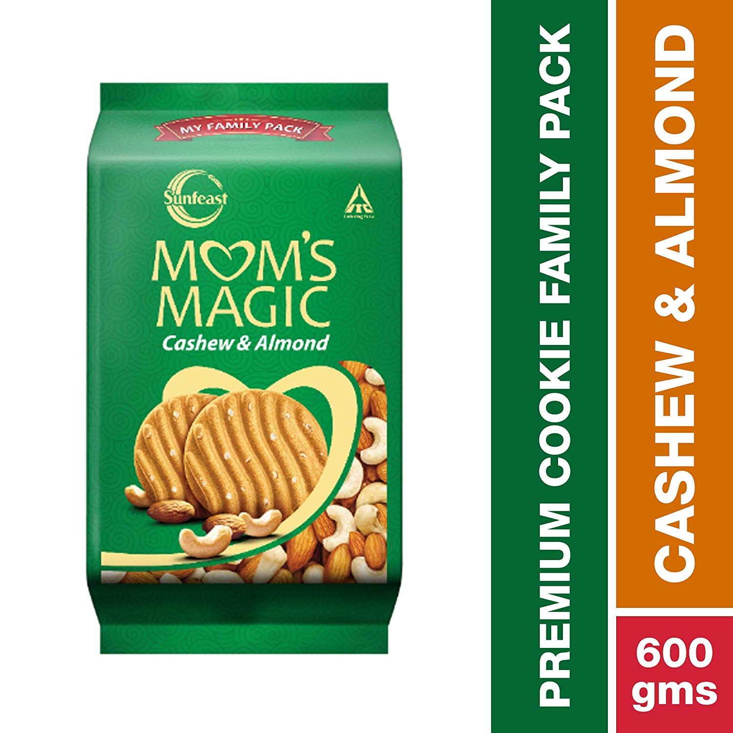 Sunfeast Mom's Magic Cashew and Almond, 600g