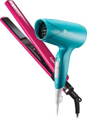 Syska CPF6800 Hair Dryer and Hair Straightener Female Combo Pack