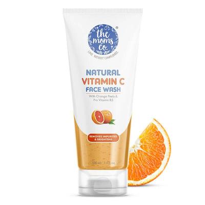 The moms co Natural Vitamin C Face Wash (100 ml) for FREE Just Pay Delivery Charges