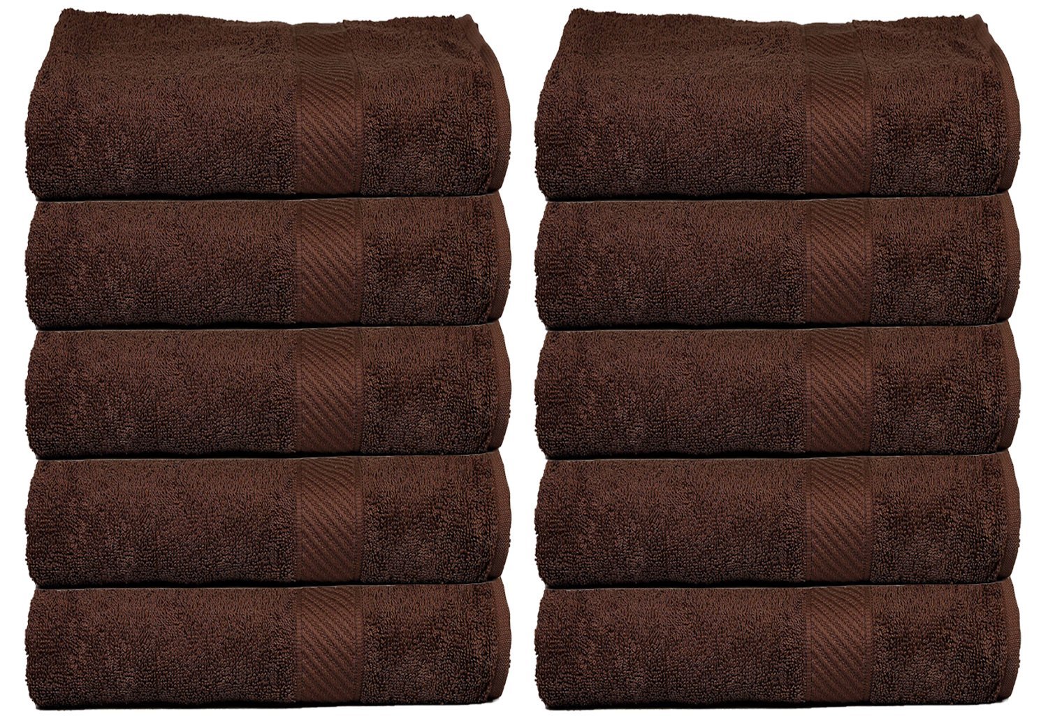 Trident 400 GSM 10 Pcs Face Towels