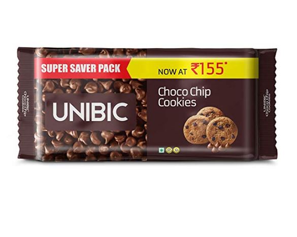 UNIBIC Choco Chip Cookies, 500 g (5 x 100g)
