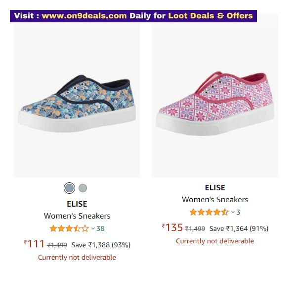 Women's Sneakers From Rs.111