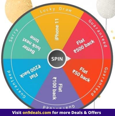 Amazon Headphone Finale Days Spin and Win [win Up to 500 Cashback Offers]