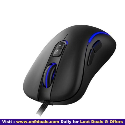 Ant Esports GM270W Gaming Mouse with 7 Programmable Buttons and 3200 Adjustable DPI