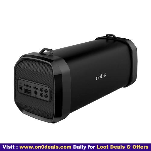 Artis BT90 Wireless Portable Bluetooth Speaker with USB/Micro SD Card/FM/AUX