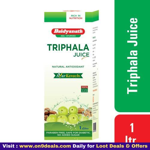 Baidyanath Triphala Juice - 1 L (Pack of 2)