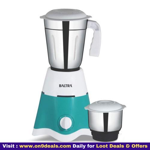 Baltra Promo (550 Watt) Mixer Grinder with 2 Stainless Steel Jars