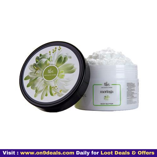 The Bath Store Moringa Body Butter Provides Hydration Nourishment & Moisturization For All Skin Type - 200gm