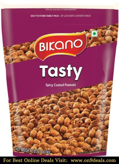 Bikano Tasty Namkeen Crispy Crunchy Fried Peanuts 1KG Pack