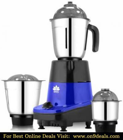 BMS Lifestyle JUICER I-20 500 3 Jars Juicer Mixer Grinder