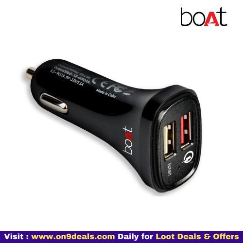 boAt Dual Port Rapid Car Charger