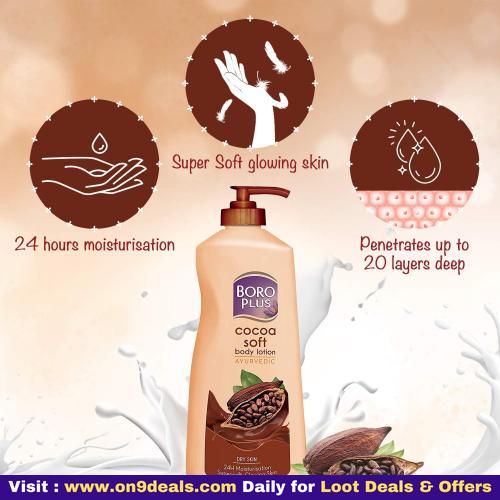 Boro Plus Cocoa Soft Body Lotion, 400 ml