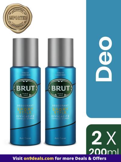 Brutmen Pack Of 2 Sport Style Deodorant 200ml