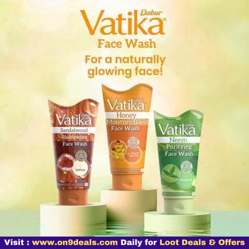 Dabur Vatika Honey, Neem, Sandalwood Face Wash 150ml @ Rs.99