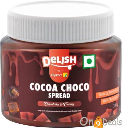 Delish By Flipkart Cocoa And Chocolate Spread 300g | Creamy & Delicious