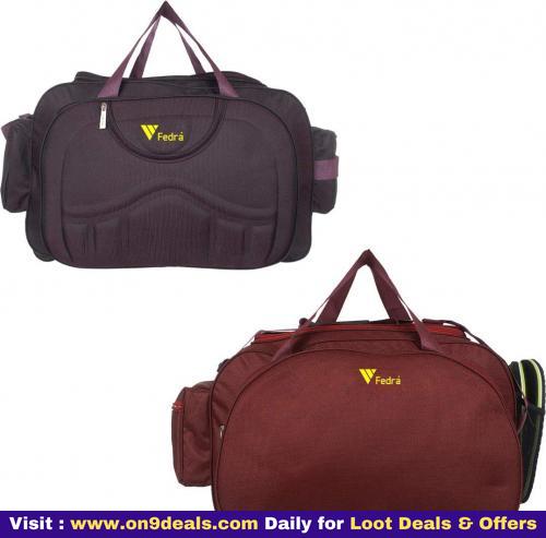 Duffle Luggage with Wheels Duffel Bag Pack of 2 @ Rs.859
