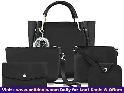 Fargo PU Leather Latest Handbags For Women's Ladies Combo Of 5